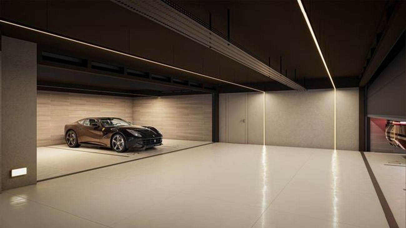 Render — garagem privativa